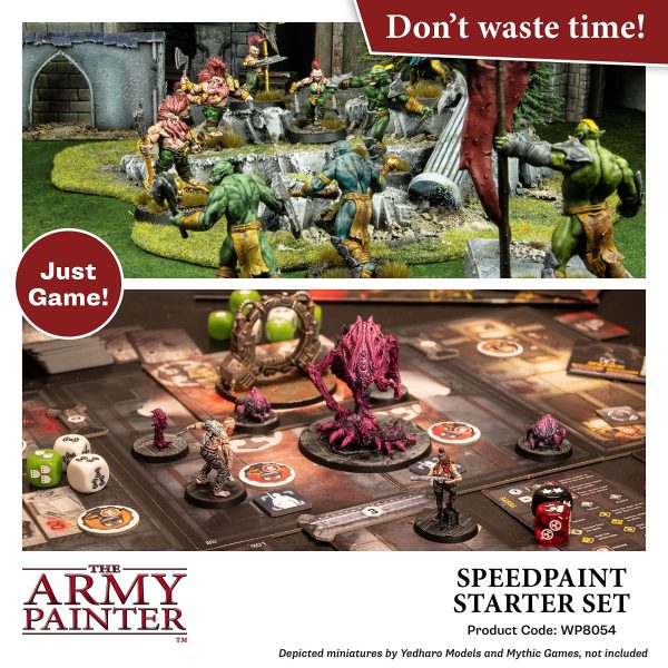 The Army Painter Speedpaint Starter Set - 10 x 18ml Speed Model Paint Kit Pre Loaded with Mixing Balls and 1 Brush- Base, Shadow and... - Image 7