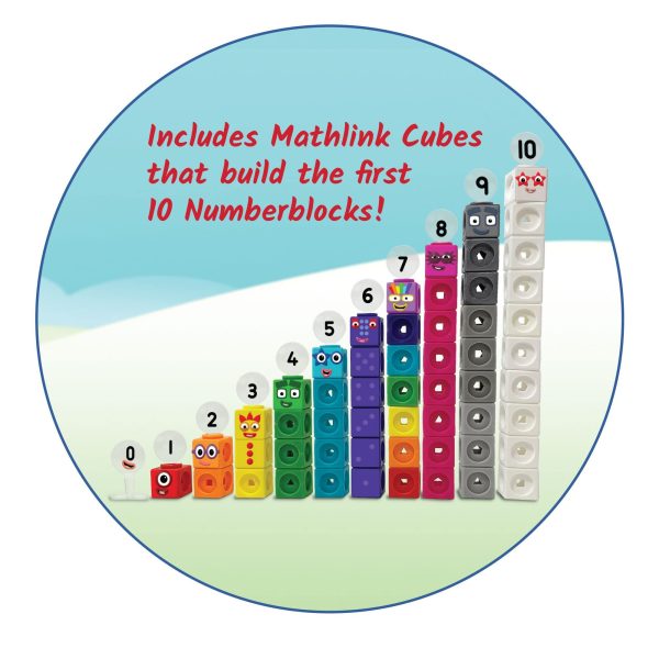 hand2mind Numberblocks MathLink Cubes 1-10 Activity Set, 30 Numberblocks Activities Linked to TV Episodes, 100 NumberBlocks Cubes,... - Image 2