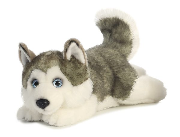 Aurora Husky Lying Miyoni Plush Stuffed Animal 11" - Image 2