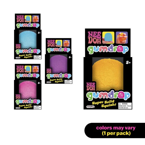 Schylling NeeDoh - Gumdrop - Soft Sensory Fidget Toy - Collectible Stress Balls - Ages 3+ - GDND - Image 2