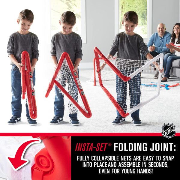 Franklin NHL 2 Goal Stick and Ball Set - Image 5