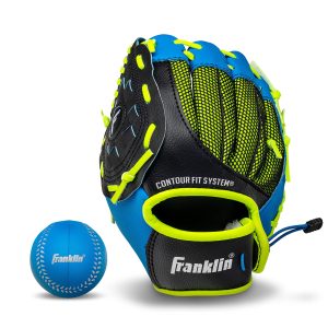 Franklin Sports Kids Baseball Glove - NeoGrip Boys + Girls Youth Tball Glove - Toddler + Youth Teeball, Baseball + Softball Mitt - Left...