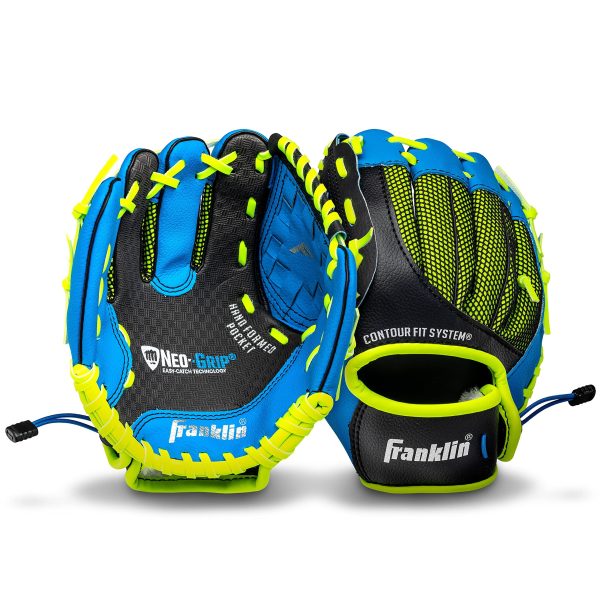 Franklin Sports Kids Baseball Glove - NeoGrip Boys + Girls Youth Tball Glove - Toddler + Youth Teeball, Baseball + Softball Mitt - Left... - Image 2