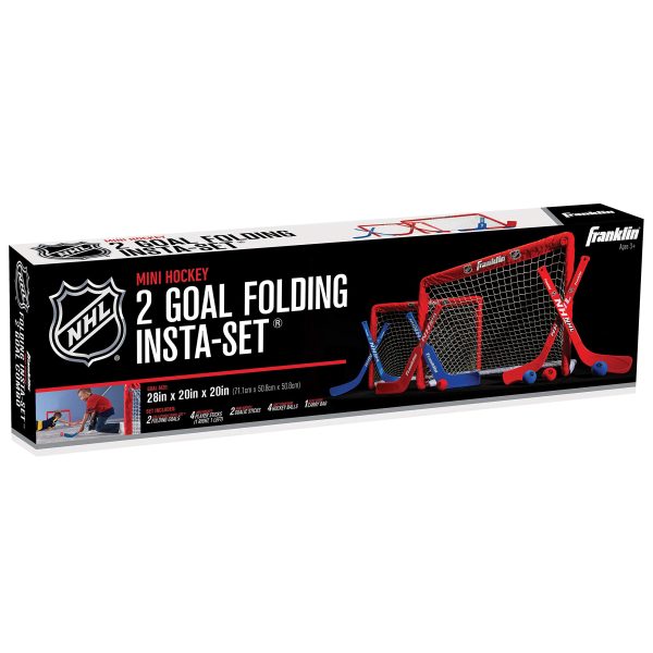 Franklin NHL 2 Goal Stick and Ball Set - Image 9