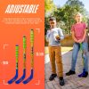 Franklin Sports NERF Proshot Kids Hockey Sticks+Ball Set-2 Player Youth Indoor+Outdoor NERF Hockey Set-2 in 1 Knee+Floor Hockey... - Image 3