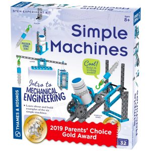 Thames & Kosmos Simple Machines Science Experiment & Model Building Kit, Introduction to Mechanical Physics, Build 26 Models to...
