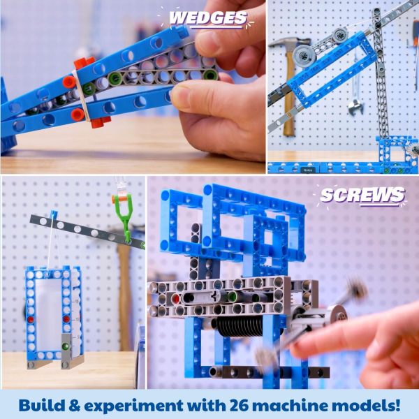 Thames & Kosmos Simple Machines Science Experiment & Model Building Kit, Introduction to Mechanical Physics, Build 26 Models to... - Image 6