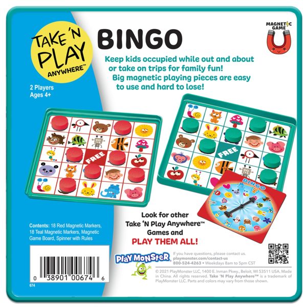 PlayMonster 674 Take 'N' Play Anywhere - Bingo - Image 5