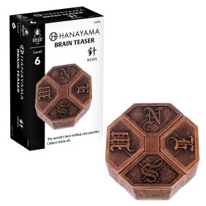 News Hanayama Cast Metal Brain Teaser Puzzle (Level 6)