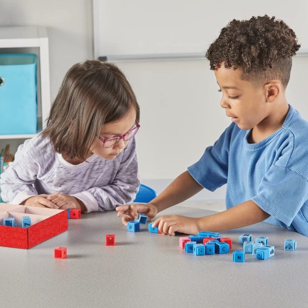 hand2mind Reading Rods Alphabet & Phonemic Awareness, Word Building Activities, Letter Blocks, CVC Words for Kindergarten, Spelling Toys,... - Image 2