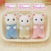 Calico Critters Marshmallow Mouse Triplets, Set of 3 Collectible Doll Figures with Cradle Accessory - Image 2
