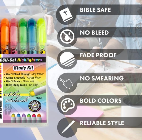 G.T. Luscombe Company, Inc. Bible Dry Highlighting Kit | No Bleed Eco-Friendly Refillable Dry Highlighters | No Sharpening | No Smearing... - Image 6