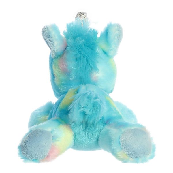 Aurora Blueberryripple Unicorn Bright Fancies Plush Stuffed Animal 7" - Image 4