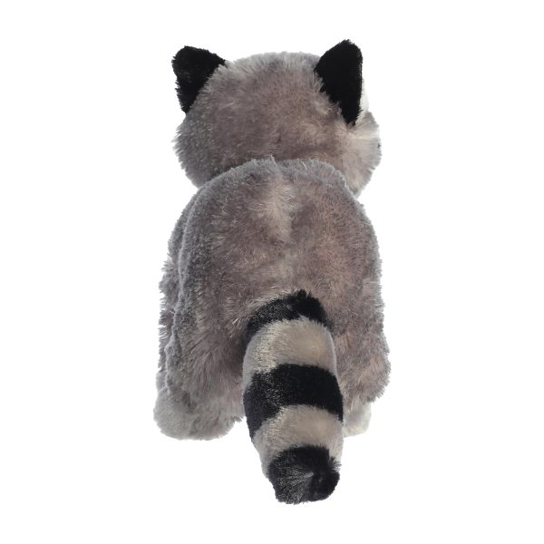 Aurora Bandit Raccoon Flopsie Plush Stuffed Animal 12" - Image 2