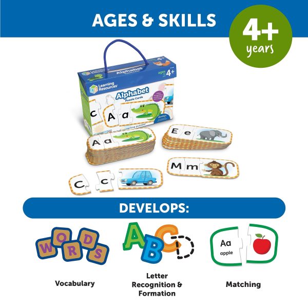 LEARNING RESOURCES ALPHABET PUZZLE CARDS - Image 5