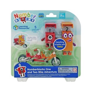 Learning Resources Numberblocks One and Two Bicycle Adventures Official Collectable Toy Includes Numberblocks One & Two, Tandem Bike,...