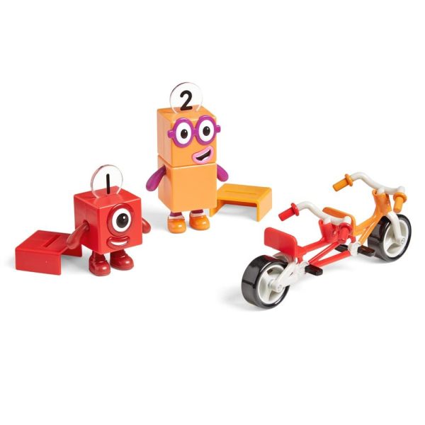 Learning Resources Numberblocks One and Two Bicycle Adventures Official Collectable Toy Includes Numberblocks One & Two, Tandem Bike,... - Image 5
