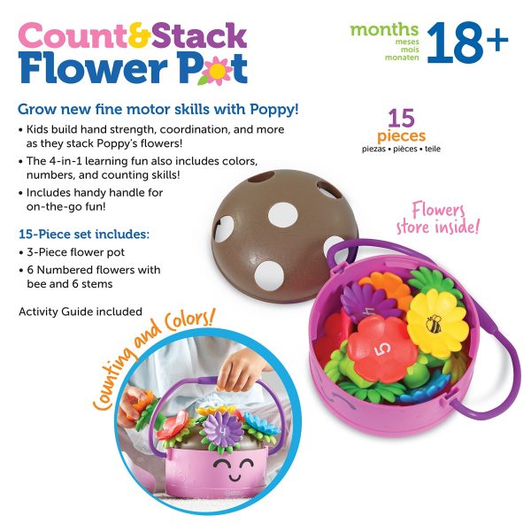 Learning Resources Fine Motor Flowers, Multicolor - Image 6