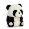 Panda Aurora Bucky Beaver Rolly Pet Plush Stuffed Animal 5" - Image 3