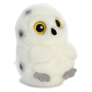 Snowy Owl Aurora Bucky Beaver Rolly Pet Plush Stuffed Animal 5"