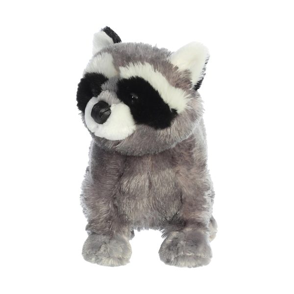Aurora Bandit Raccoon Flopsie Plush Stuffed Animal 12" - Image 4
