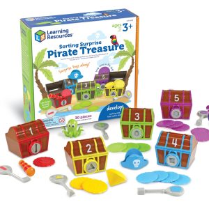 LEARNING RESOURCES SORTING SURPRISE TREASURE CHESTS