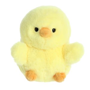 Chick Aurora Bucky Beaver Rolly Pet Plush Stuffed Animal 5"