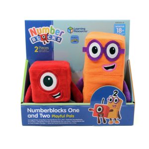 One and Two Playful Pals Learning Resources Numberblocks Plush