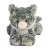 Grey/Gray/White Aurora Lily Cat Mini Flopsie Plush Stuffed Animal 8" - Image 2
