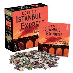 Jigsaw Puzzle 1000Pieces 23"x29"-Death On The Istanbul Express -33122