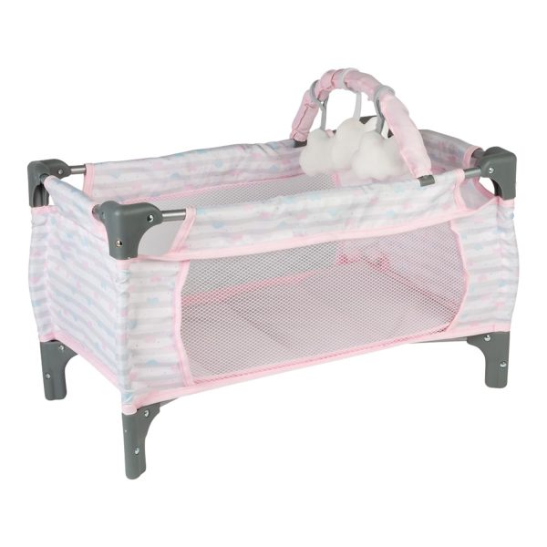 Adora Pack-N-Play Deluxe Baby Doll Crib & Easy to Convert Changing Table Set, Includes Storage Box and Removable Diaper Pad, Holds Most...