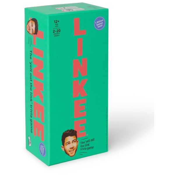 Linkee: Nick Jonas Edition: Family Quiz Board Game for Adults and Teens, Perfect for Family Game Night