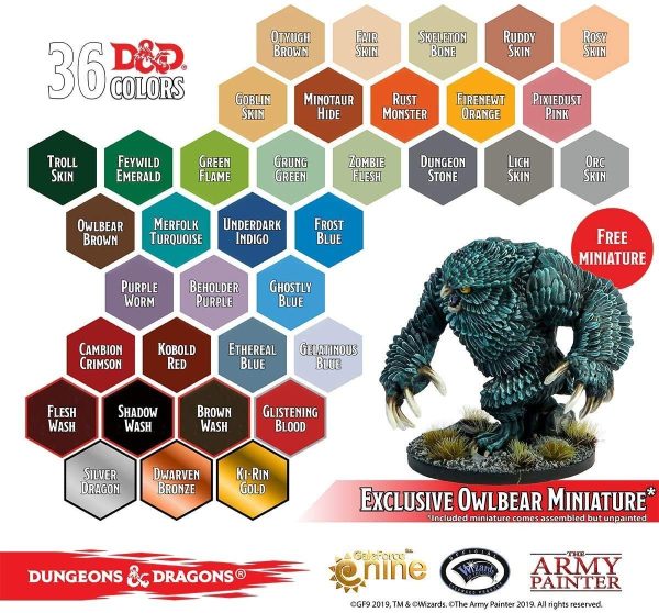 The Army Painter Dungeons and Dragons Official Paint Line Monsters Paint Set - Image 3