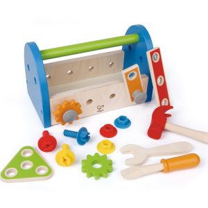 Hape Fix It Kid's Wooden Tool Box and Accessory Play Set