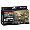 Vallejo 17ml WWII American Armour & Infantry Paint Set 6 Colours