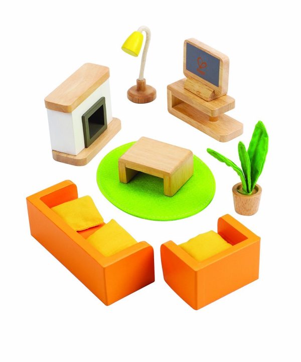 Hape - Media Room Wooden Doll House Furniture - Image 4