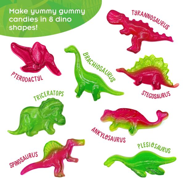 Thames & Kosmos Dinosaur Gummy Candy Lab, Tasty Labs STEM Experiment Kit, Make Your Own Dinosaur-Shaped Gummies, Explore Chemistry in... - Image 2