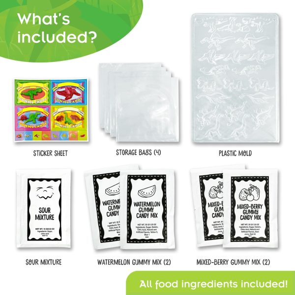 Thames & Kosmos Dinosaur Gummy Candy Lab, Tasty Labs STEM Experiment Kit, Make Your Own Dinosaur-Shaped Gummies, Explore Chemistry in... - Image 3