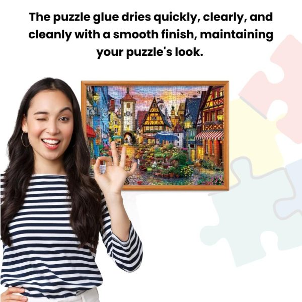 Masterpieces Puzzle Glue 2 Accessory Bundle Pack, 5-Ounce, 2-Pack - Image 4
