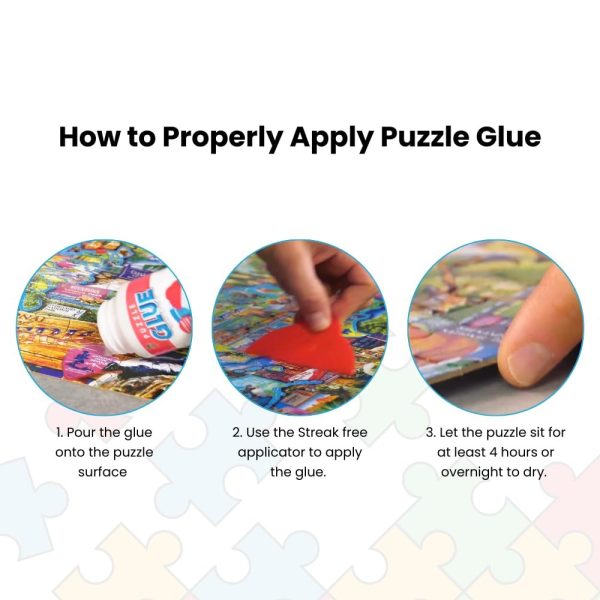 Masterpieces Puzzle Glue 2 Accessory Bundle Pack, 5-Ounce, 2-Pack - Image 5