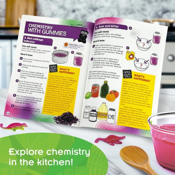Thames & Kosmos Dinosaur Gummy Candy Lab, Tasty Labs STEM Experiment Kit, Make Your Own Dinosaur-Shaped Gummies, Explore Chemistry in... - Image 5