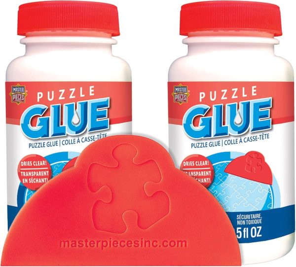 Masterpieces Puzzle Glue 2 Accessory Bundle Pack, 5-Ounce, 2-Pack - Image 9