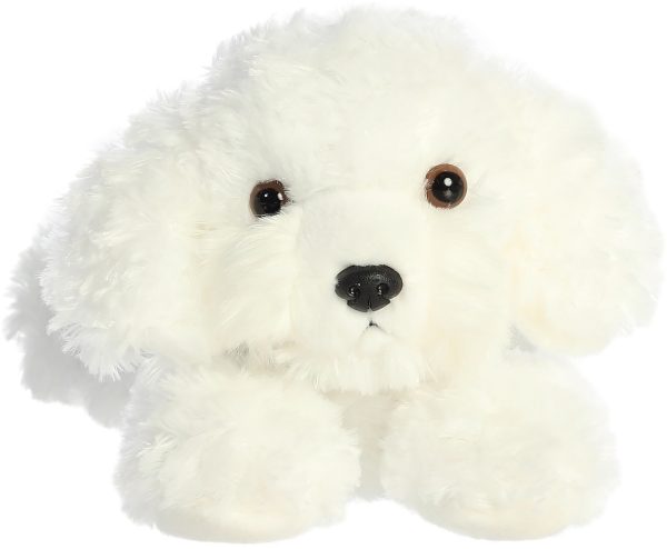 Aurora Snowball Bichon Frise Dog Mini Flopsie Plush Stuffed Animal 8" - Image 6