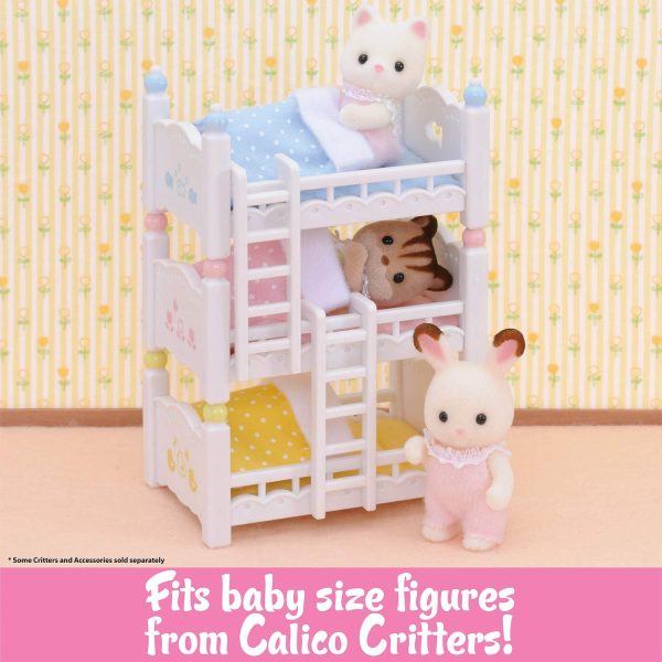 Calico Critters CC2624 Triple Baby Bunk Beds Set - Image 3