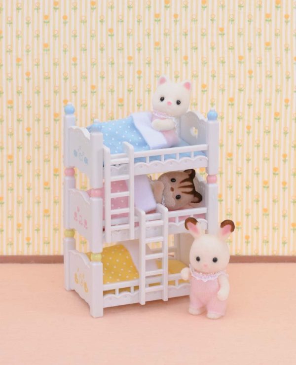 Calico Critters CC2624 Triple Baby Bunk Beds Set - Image 8