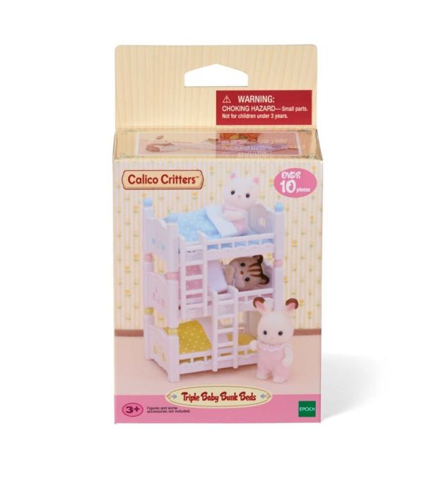 Calico Critters CC2624 Triple Baby Bunk Beds Set - Image 9