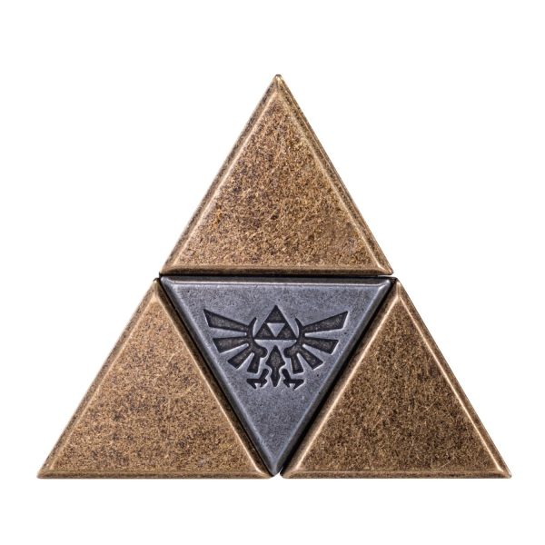BePuzzled, Legend of Zelda Triforce Hanayama Cast Brain Teaser Mensa Rated Level 5, for Ages 12 and Up - Image 2