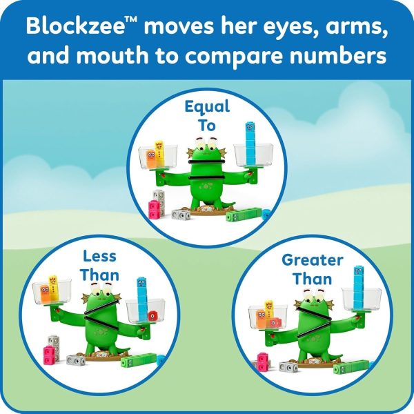 hand2mind Numberblocks Blockzee Balance Activity Set, 61 MathLink Cubes, Bala... - Image 2