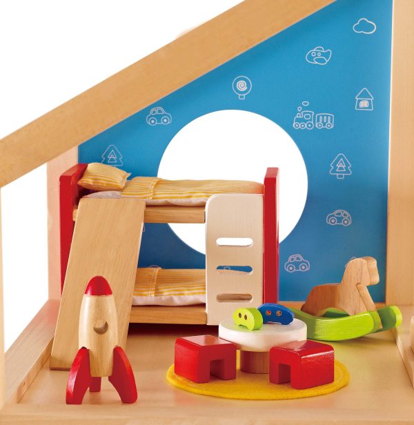 Hape - Children's Room Wooden Doll House Furniture - Image 2