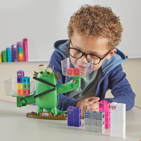 hand2mind Numberblocks Blockzee Balance Activity Set, 61 MathLink Cubes, Bala... - Image 5